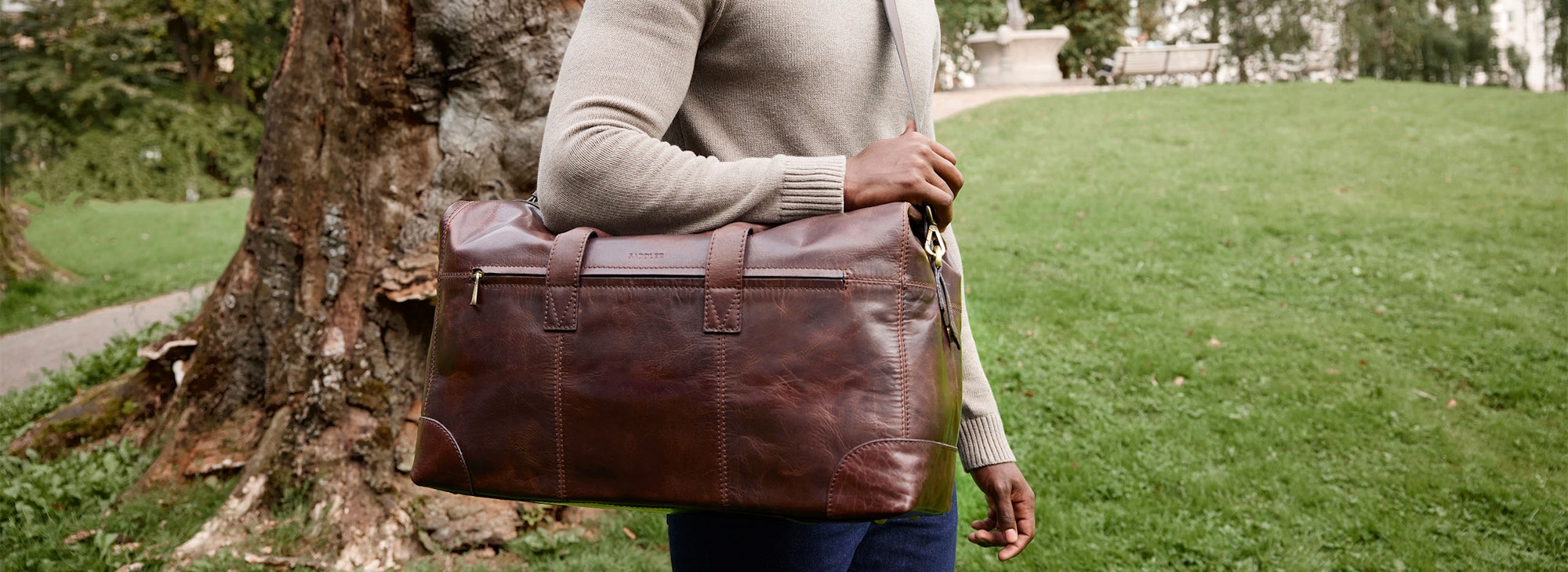 Väskor för Herr - Tillverkat i läder av högsta kvalitet - Saddler.se